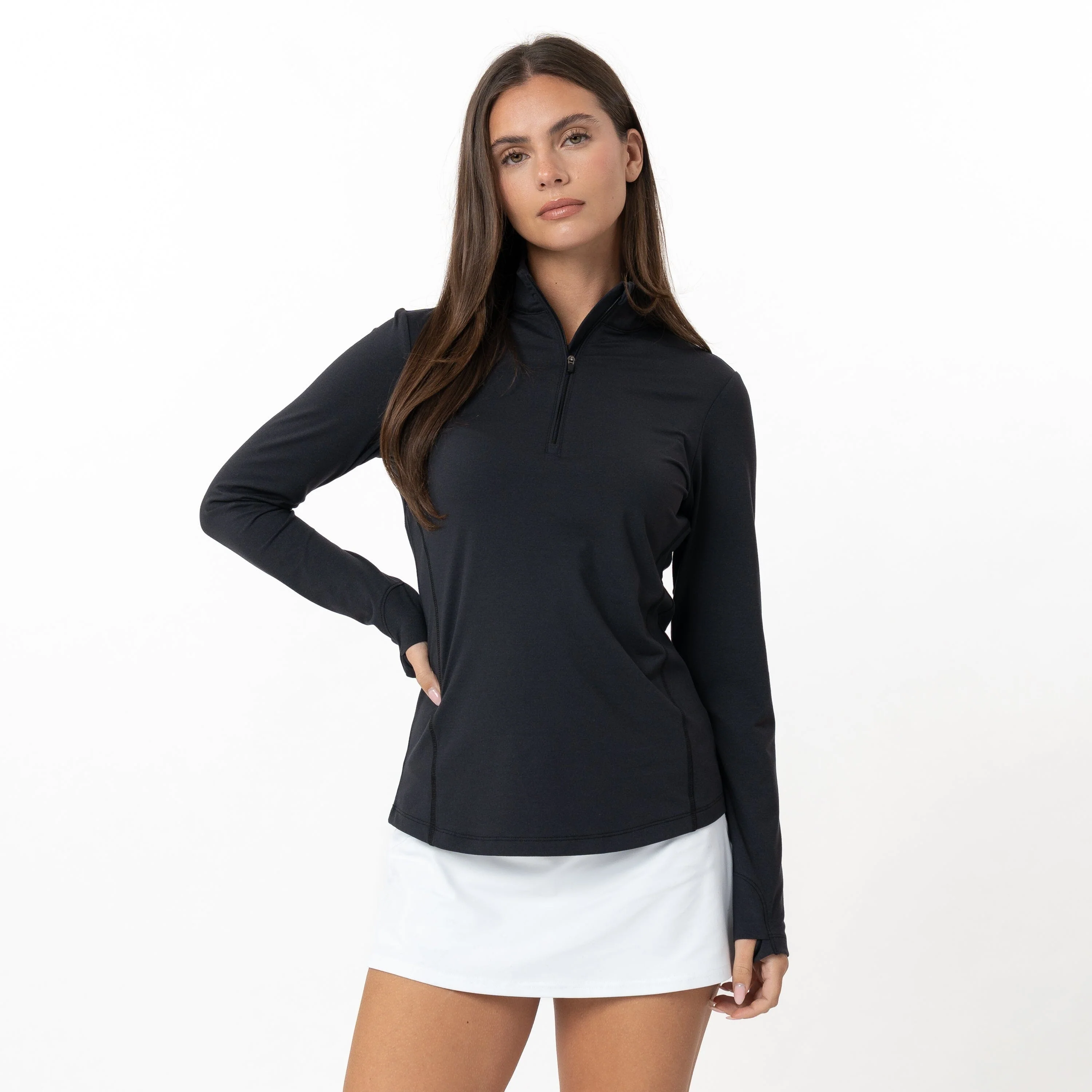 Solid Performance Q-Zip | Solid - Black
