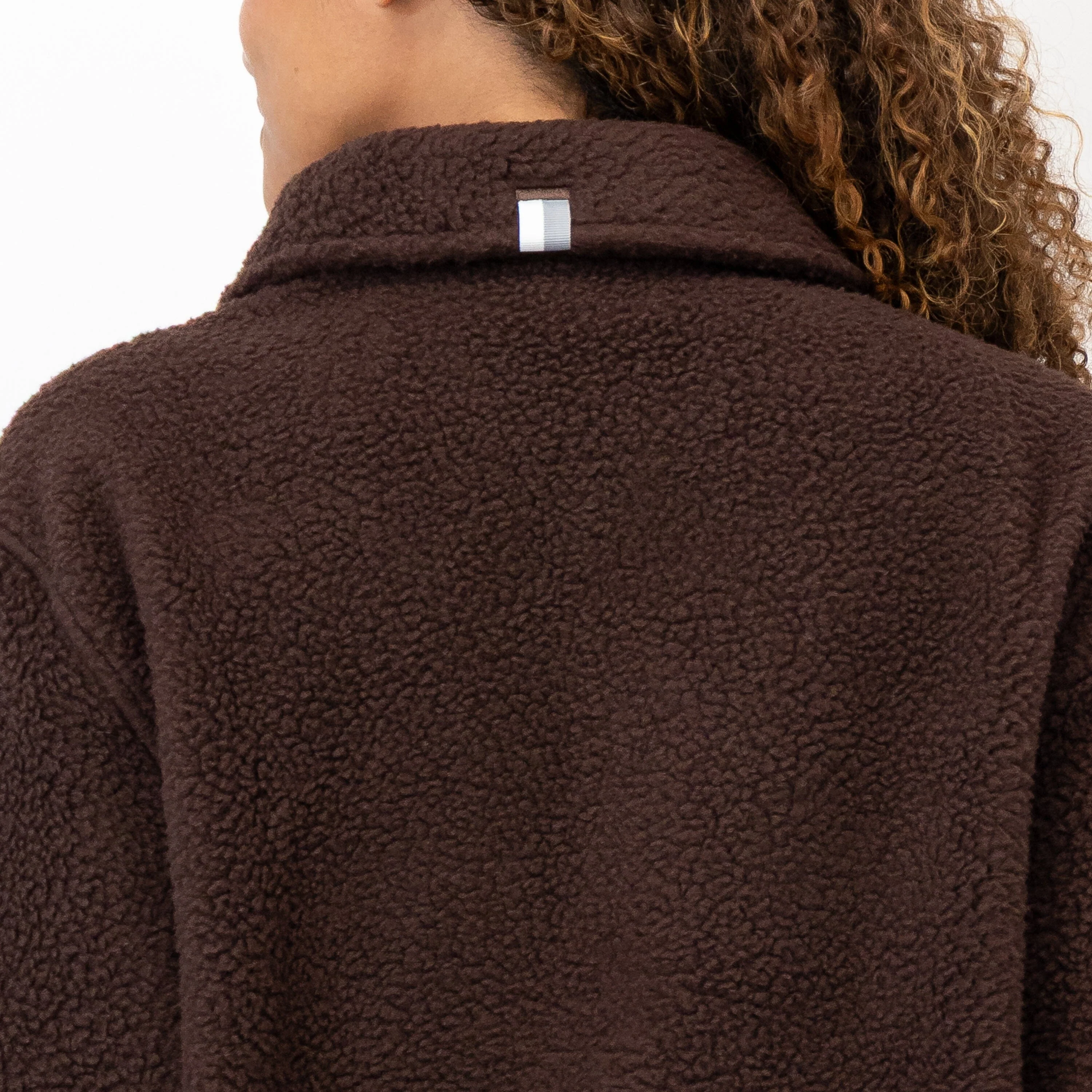Summit Fleece Shirt Jacket | Solid - Cocoa (Women) - Image 3
