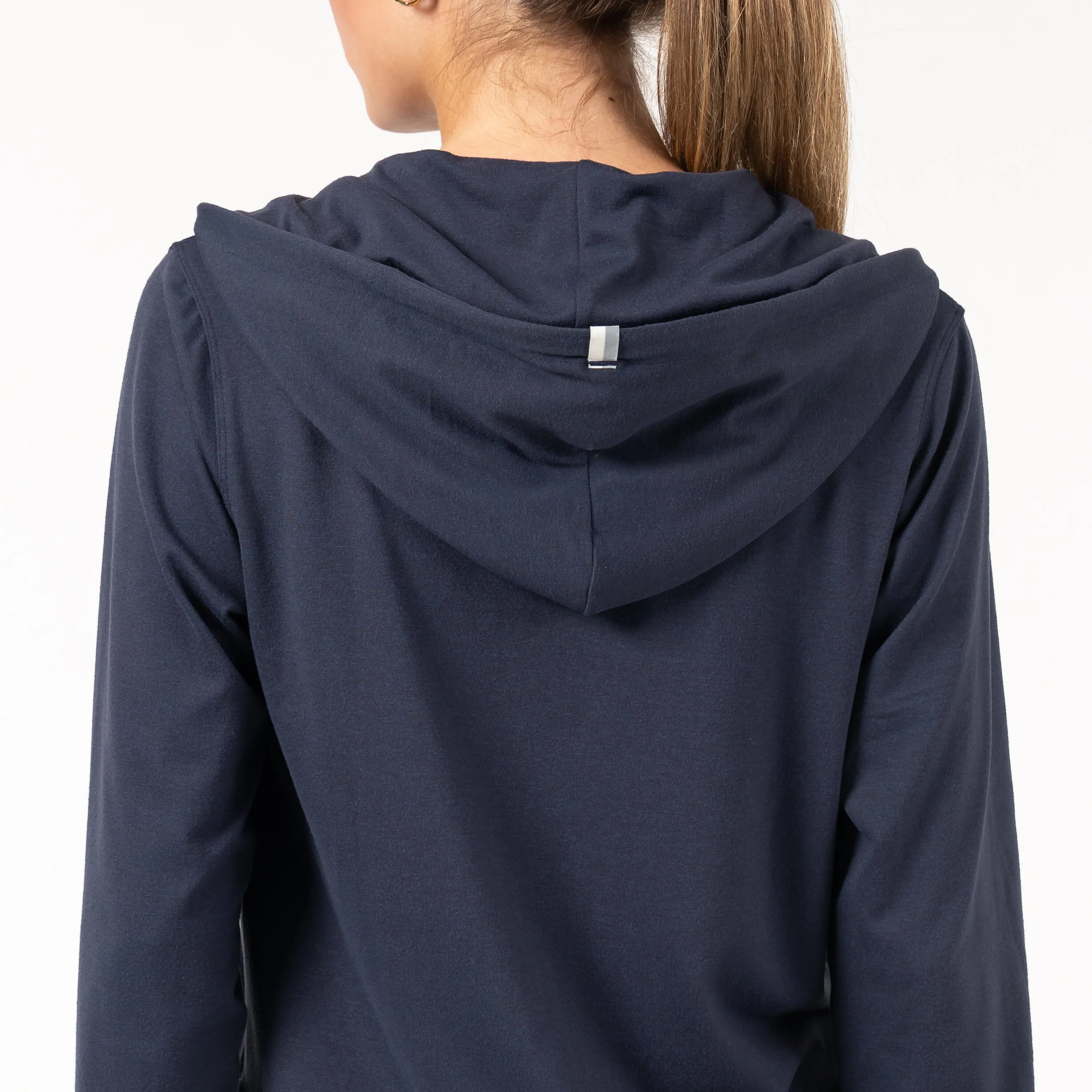 Tempo Full-Zip Hoodie | Heather - Fleet Navy/Nightshade - Image 4