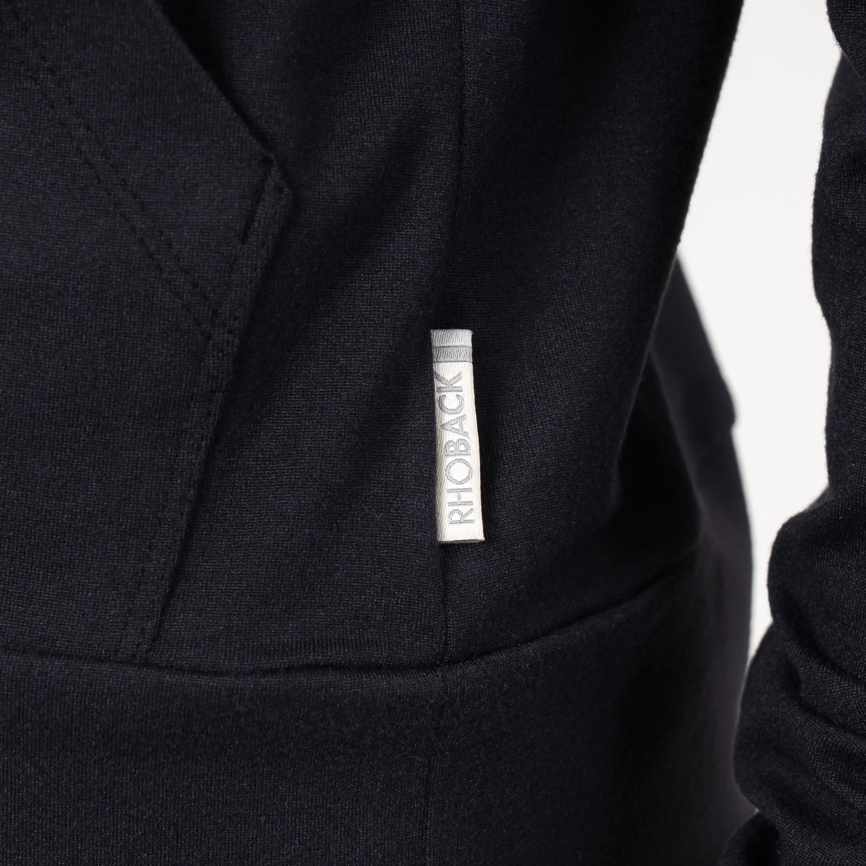 Tempo Full-Zip Hoodie | Solid - Midnight Black - Image 5