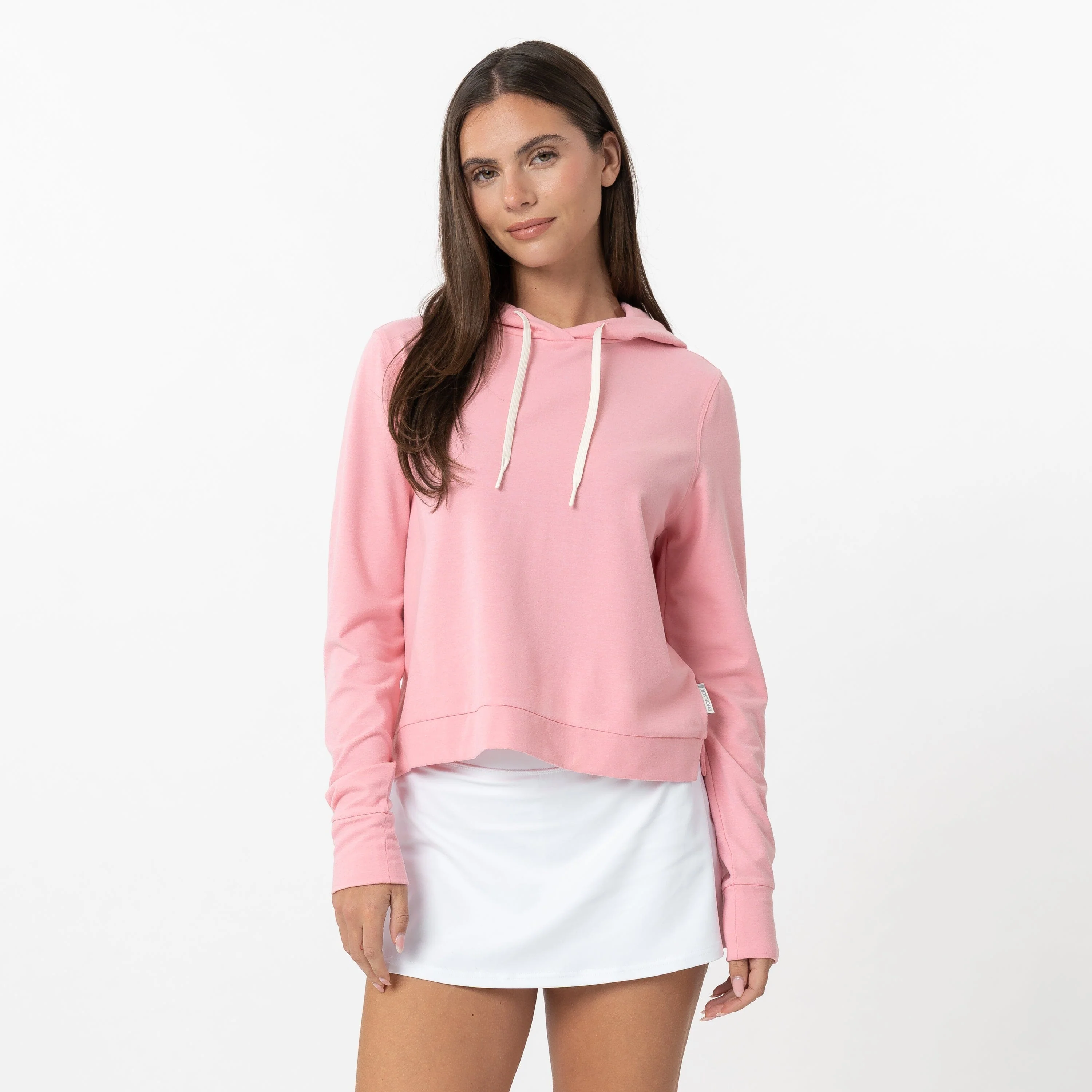 Tempo Performance Hoodie | Heather - Lotus Pink/Dogwood Pink - Image 6