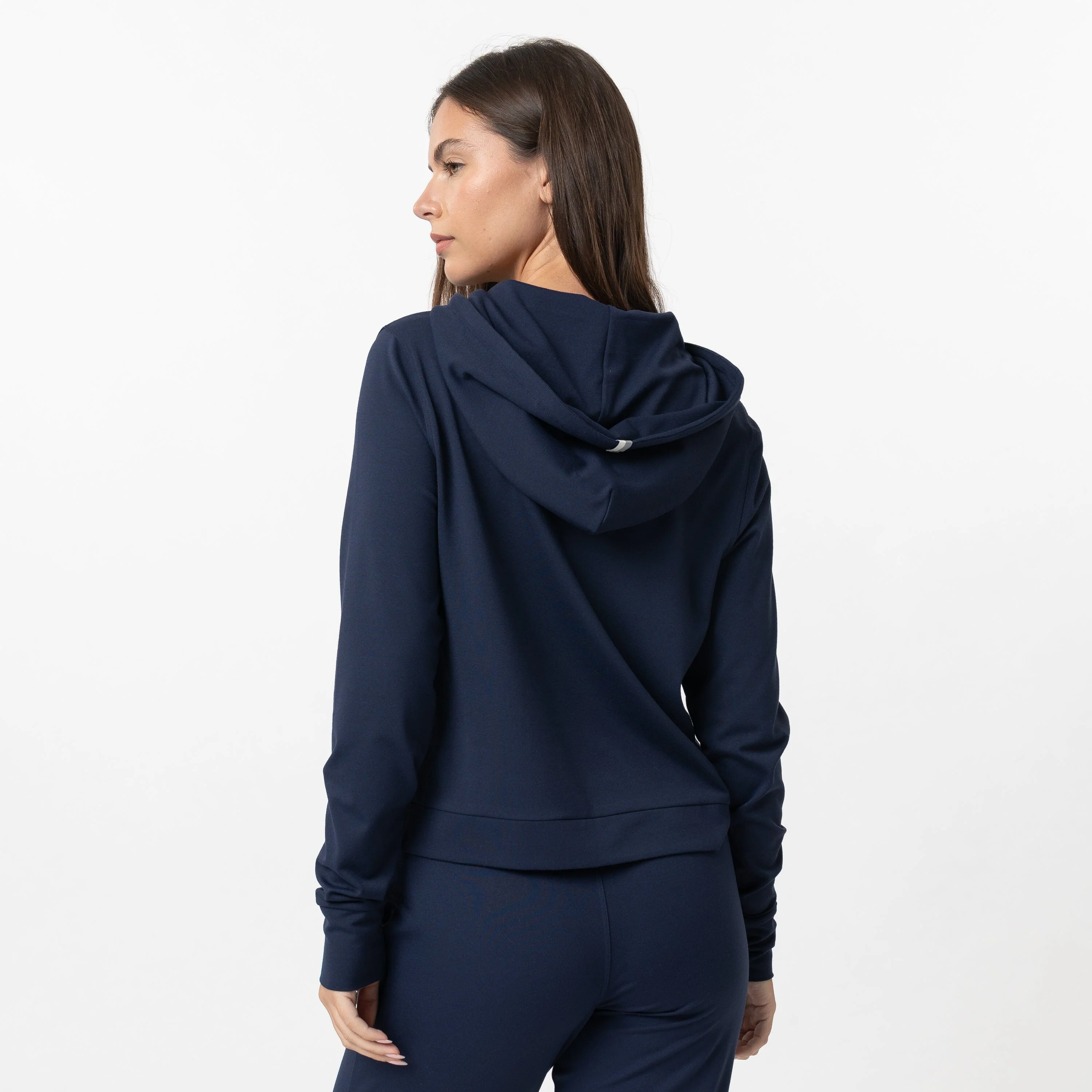 Tempo Performance Hoodie | Solid - Fleet Navy - Image 3