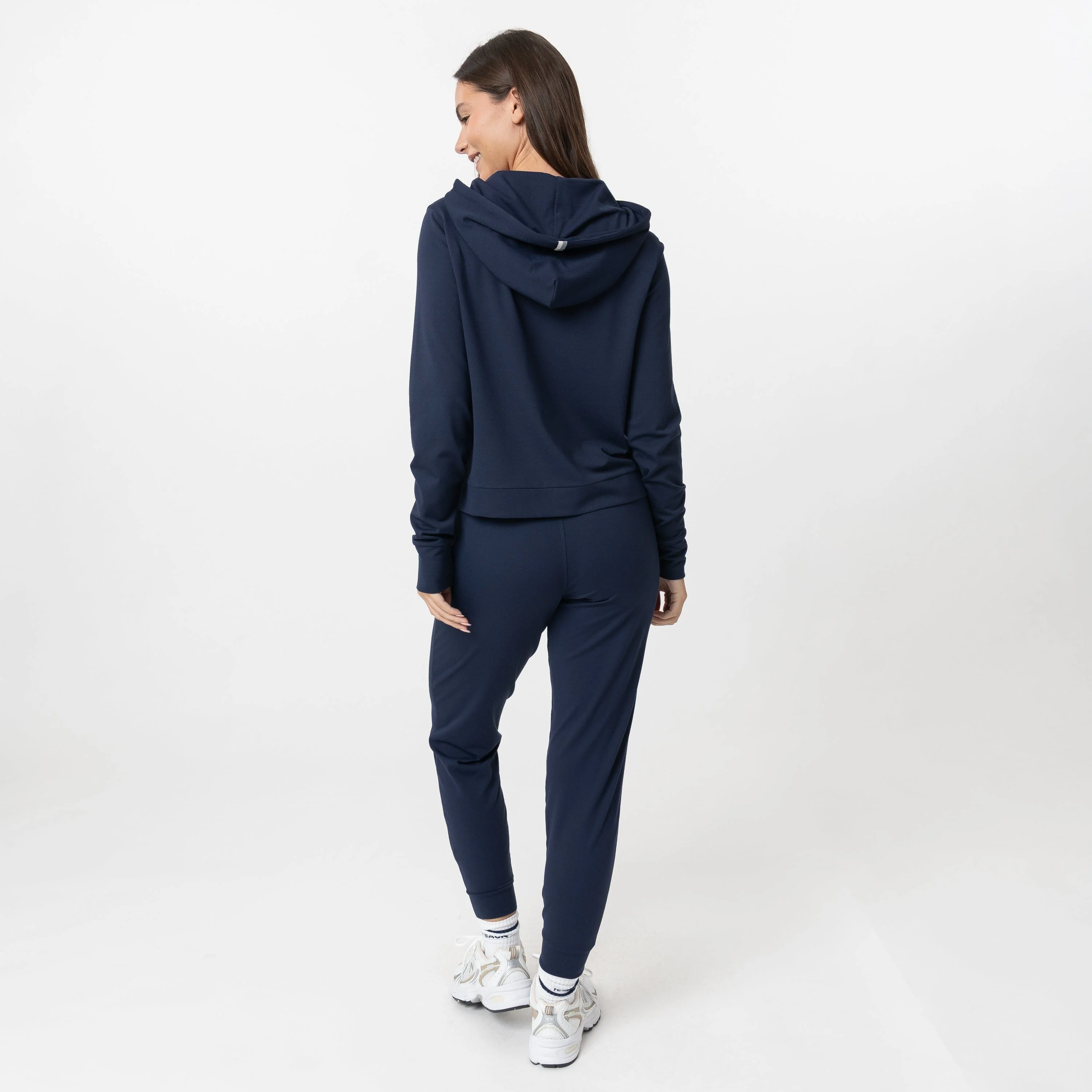 Tempo Performance Hoodie | Solid - Fleet Navy - Image 7