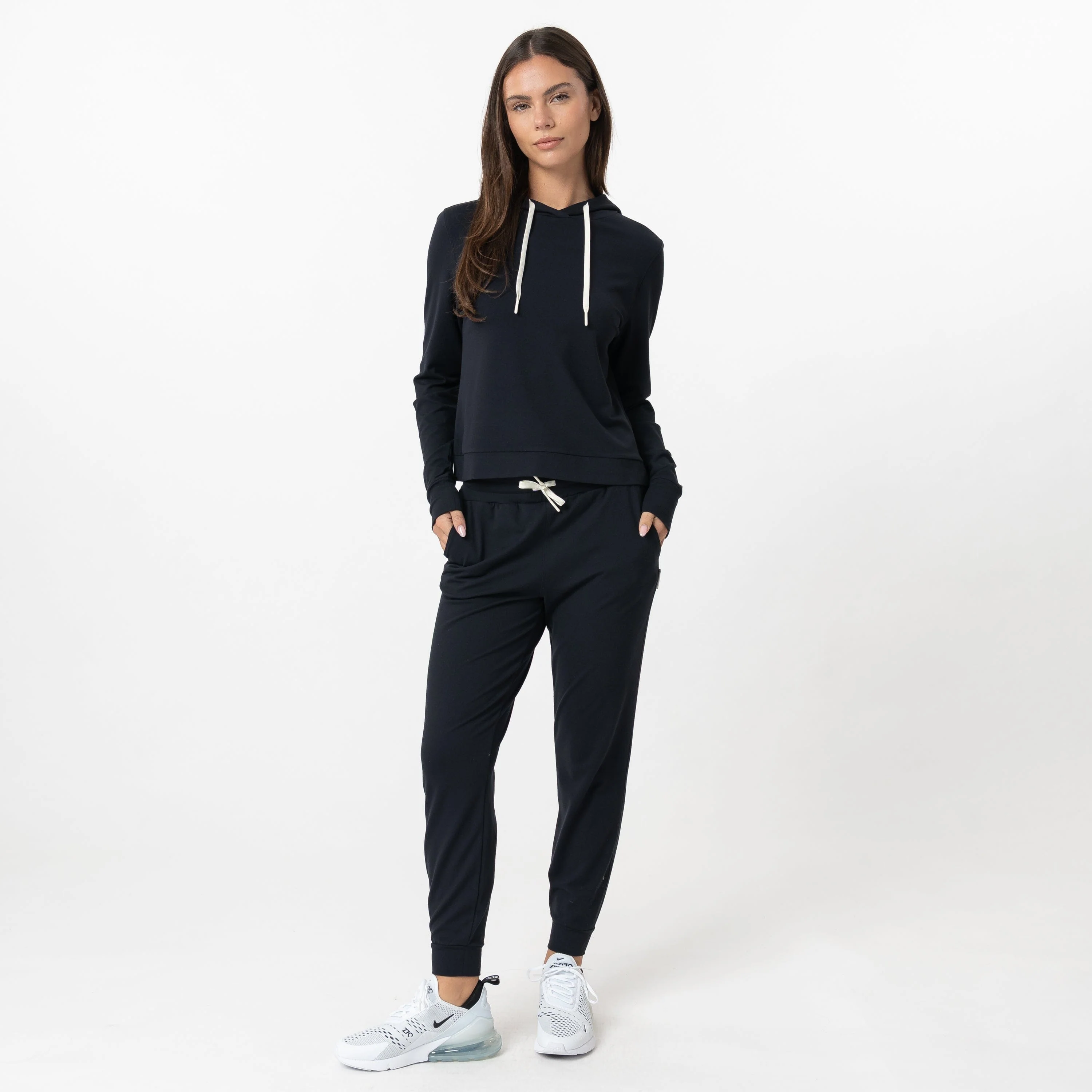 Tempo Performance Hoodie | Solid - Midnight Black - Image 5